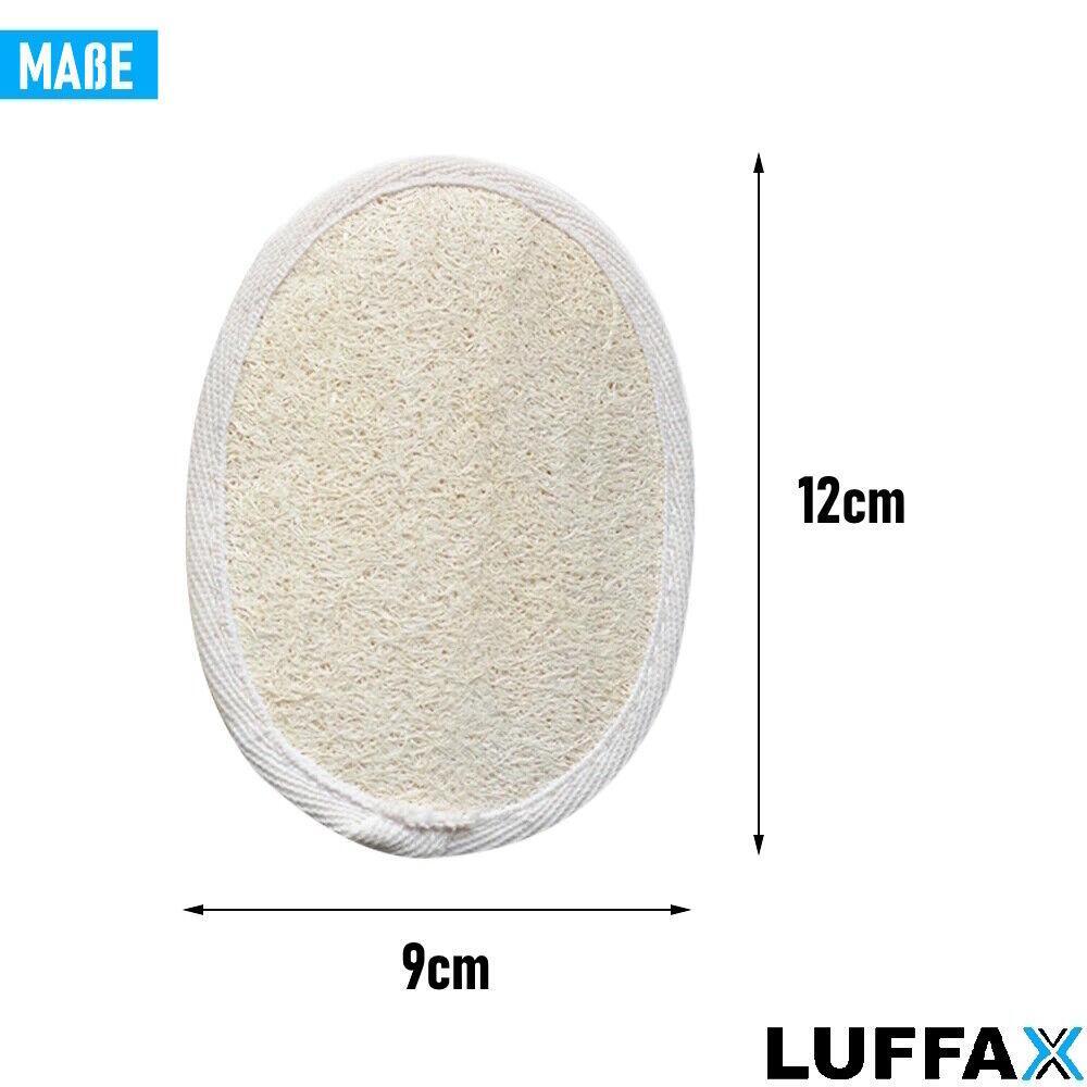 LUFFAX Luffa Schwamm Massagehandschuh Luffahandschuh Wellness Peeling Handschuh