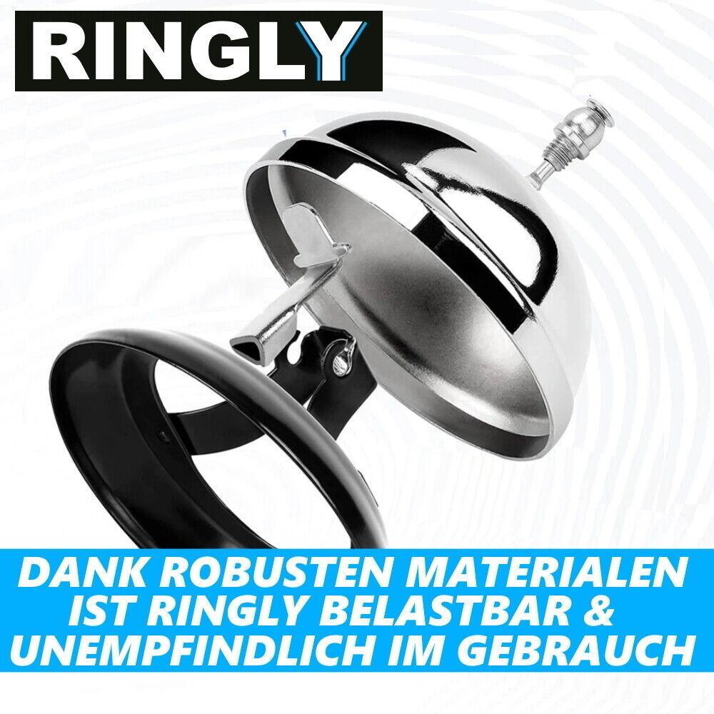 RINGLY Empfangsklingel Tischklingel Conciergeklingel Rezeptionsklingel Glocke