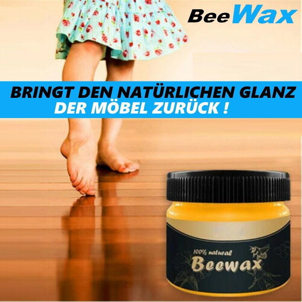 BeeWax Original natürliches Bienenwachs Möbelpflege Politur Möbelwax Holzpflege