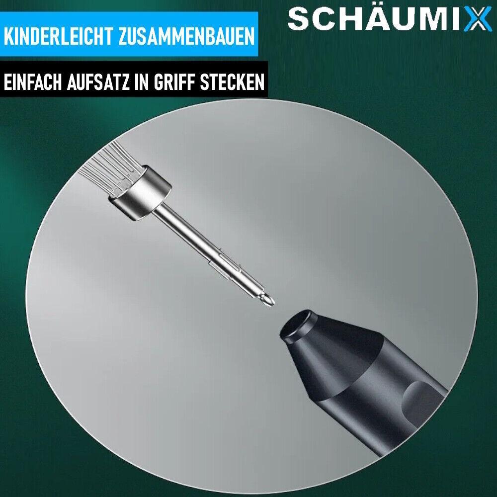 SCHÄUMIX Elektrischer Schneebesen Stabmixer Handmixer Milchaufschäumer Quirl