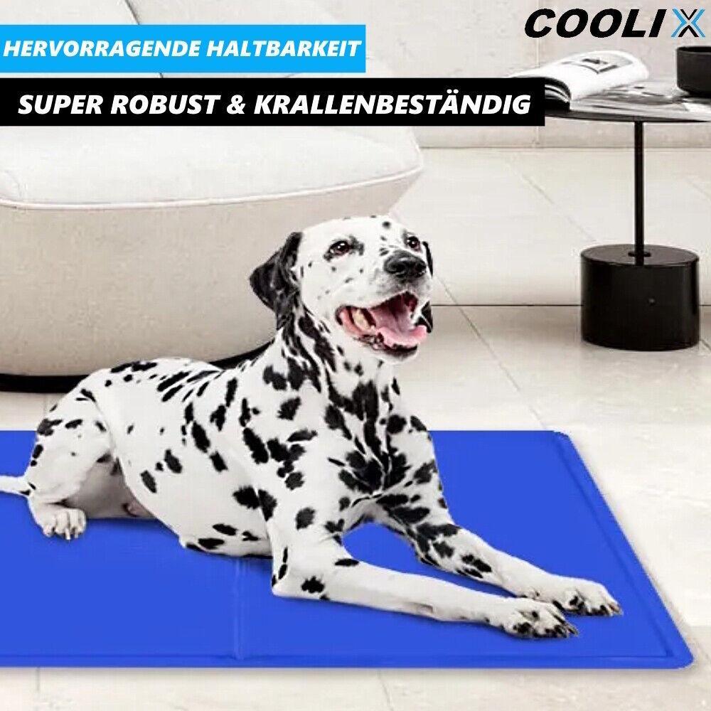 COOLIX Hunde Kühlmatte Kühlunterlage Kühldecke Kältematte Gelmatte selbstkühlend