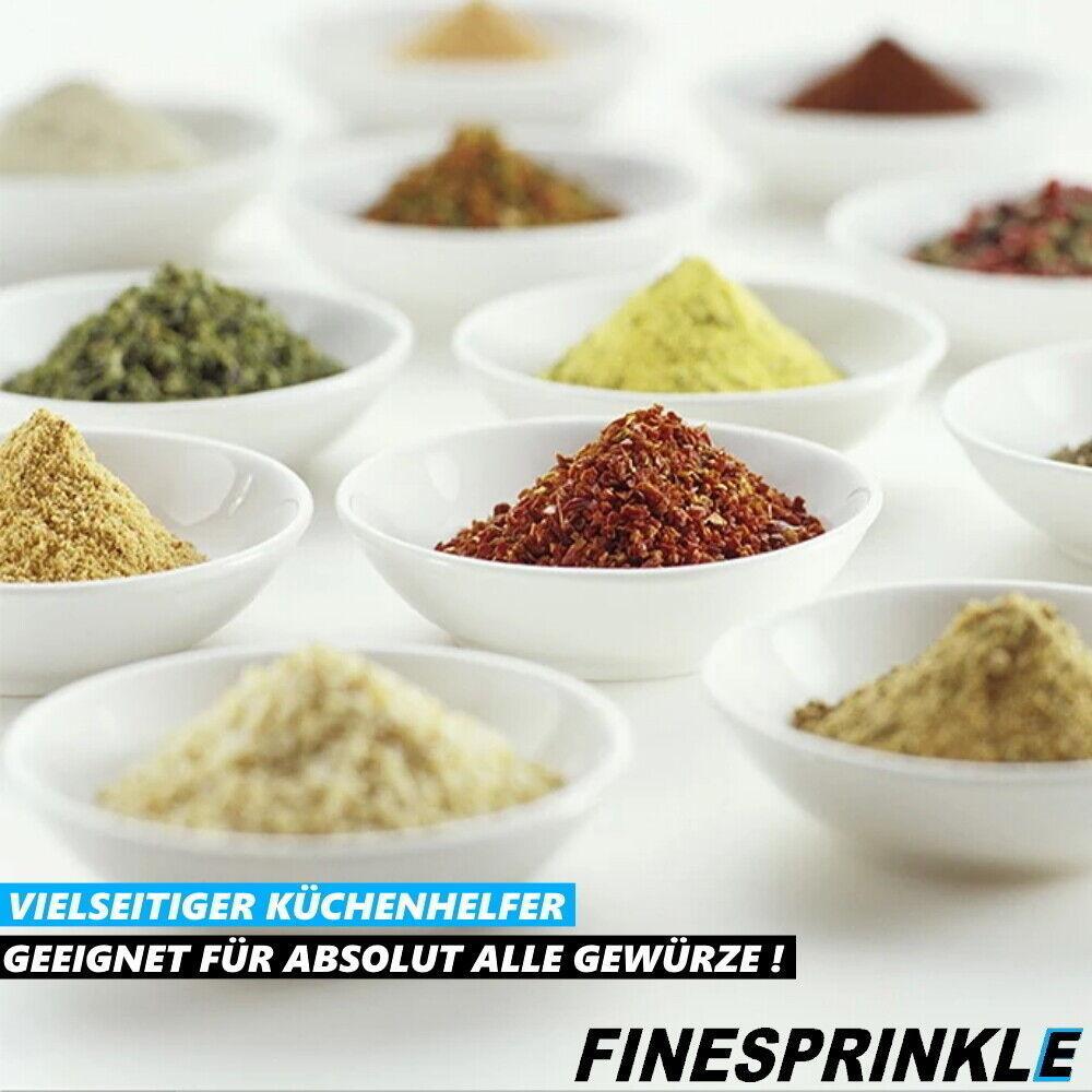 FINESPRINKLE Elektrische Salz- & Pfeffermühle Gewürzmühle Salz Pfeffer Streuer