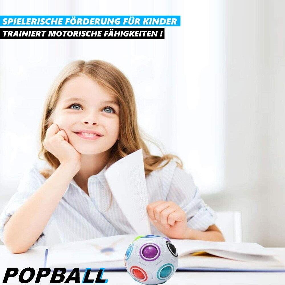 POPBALL Magic Regenbogenball Original Kinder Puzzle Stress Zauberwürfel Fidget