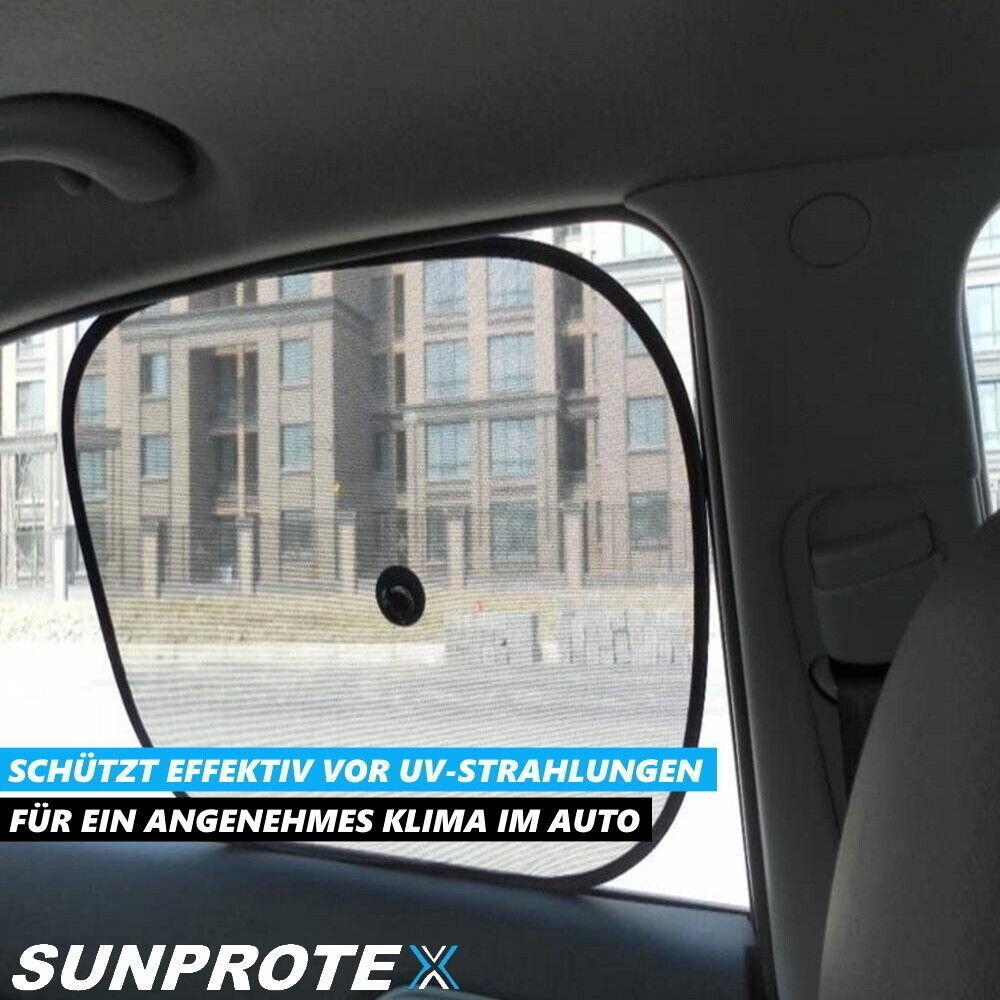 SUNPROTEX 2 x Sonnenschutz Sonnenblende Universal Seitenscheiben Baby UV Schutz