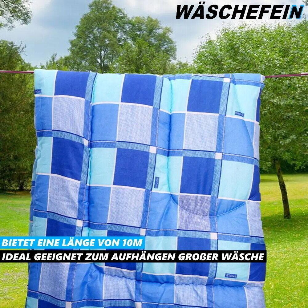 WÄSCHEFEIN Festmacherleine Polypropylenseil Tauwerk Flechtleine Spannseil 10m