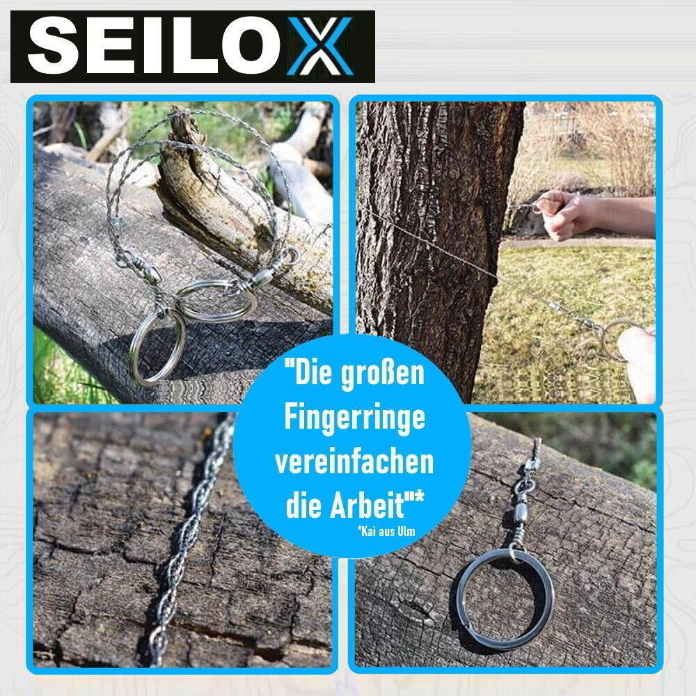 SEILOX Drahtsäge Handsäge Handkettensäge Seilsäge Schneidedraht Holz Stahl Metal
