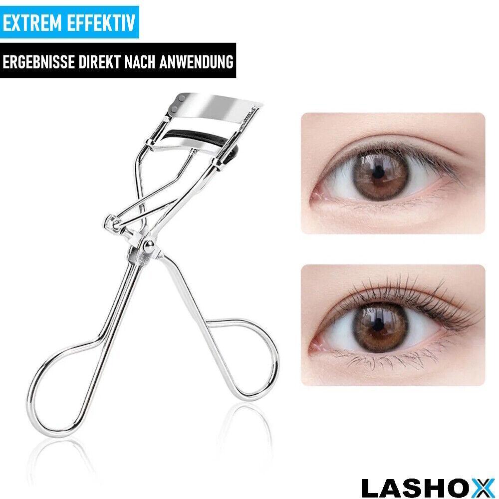 LASHOX Wimpern Zange Edelstahl Eyelash Lash Curler Volumen Boost Wimpern Former