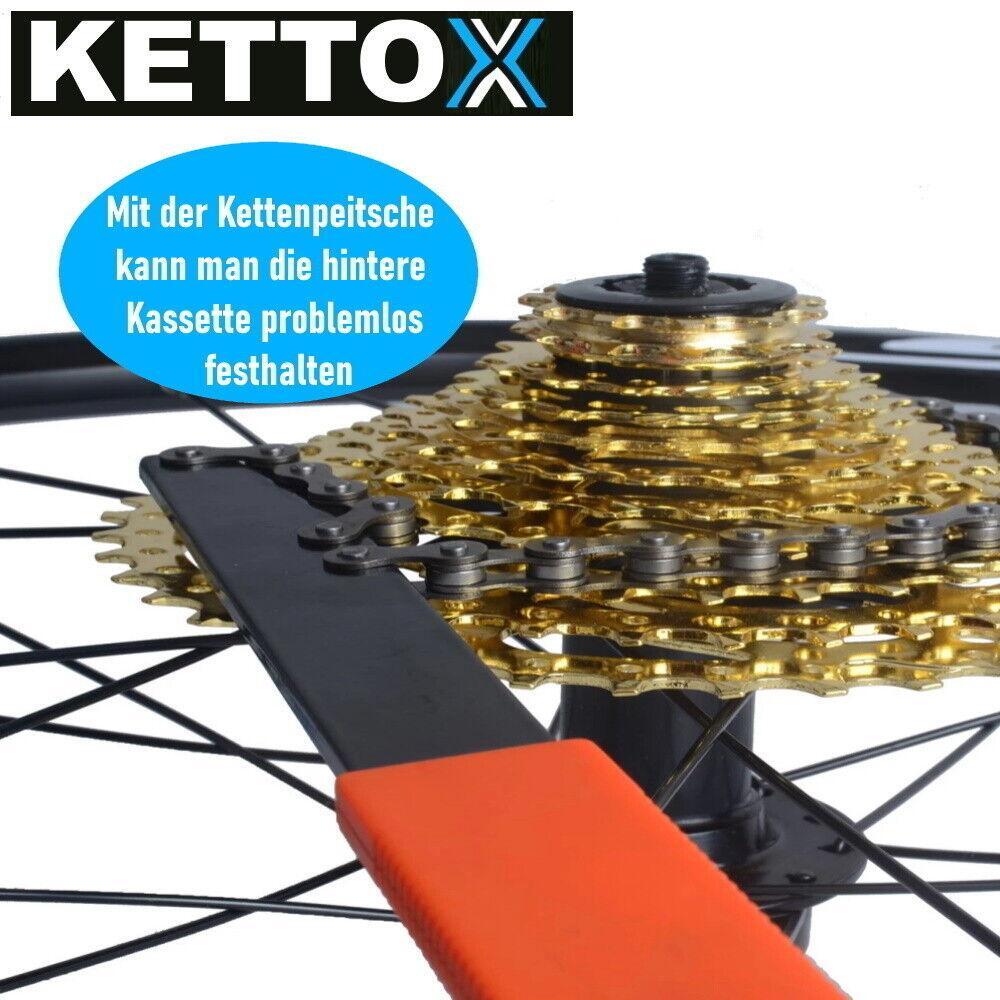 KETTOX Kettenpeitsche Zahnkranz Abzieher Set Schraubkranz Kassettenabzieher