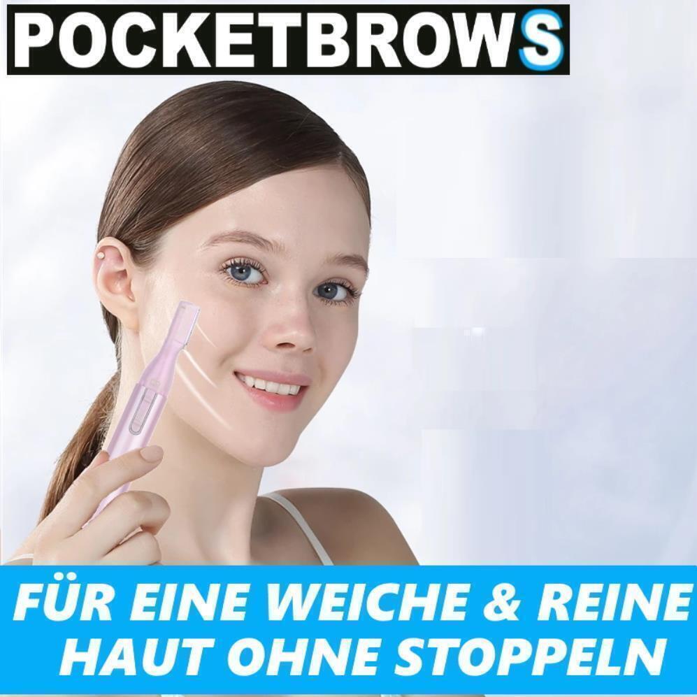 POCKETBROWS Augenbrauentrimmer Augenbrauen Trimmer Epilierer Gesicht Rasierer