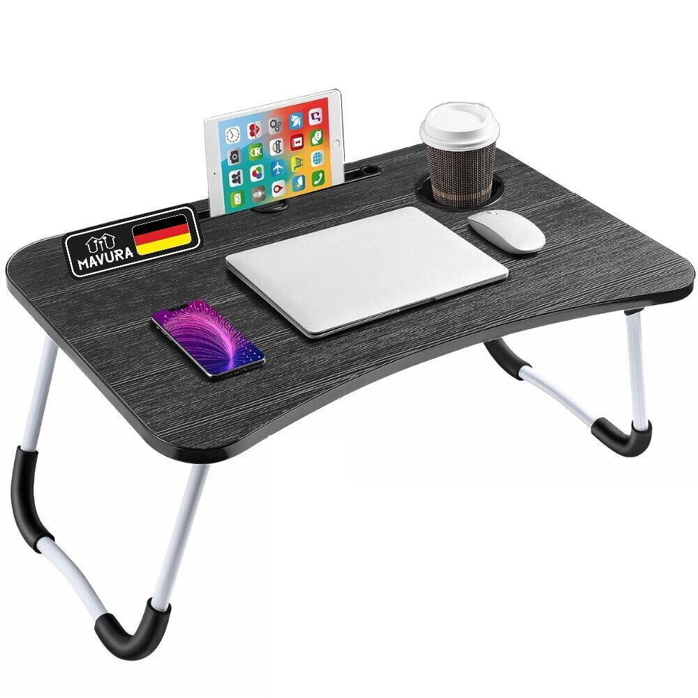 LAZYDESK Klappbarer Laptoptisch Betttisch Notebook Betttablett Frühstückstablett