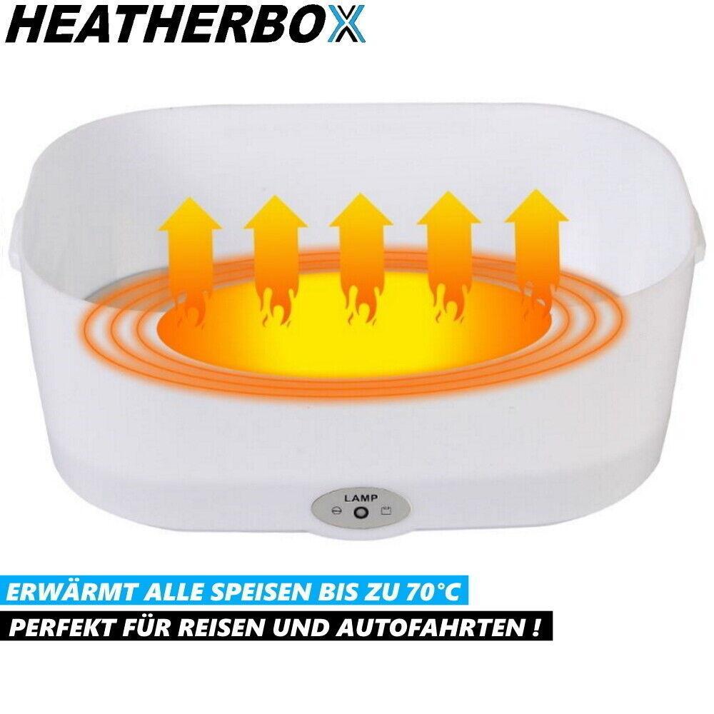 HEATHERBOX Speisenwärmer Box Wärmebox Warmhalte Lunchbox Brotdose elektrisch 12v