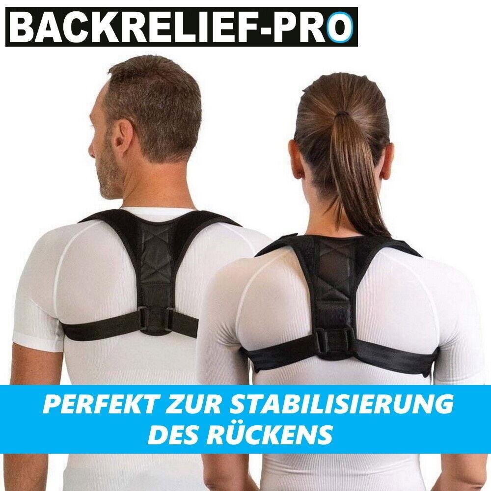 BACKRELIEF-PRO Premium Geradehalter Rückenhalter Rückenbandage Haltungskorrektur