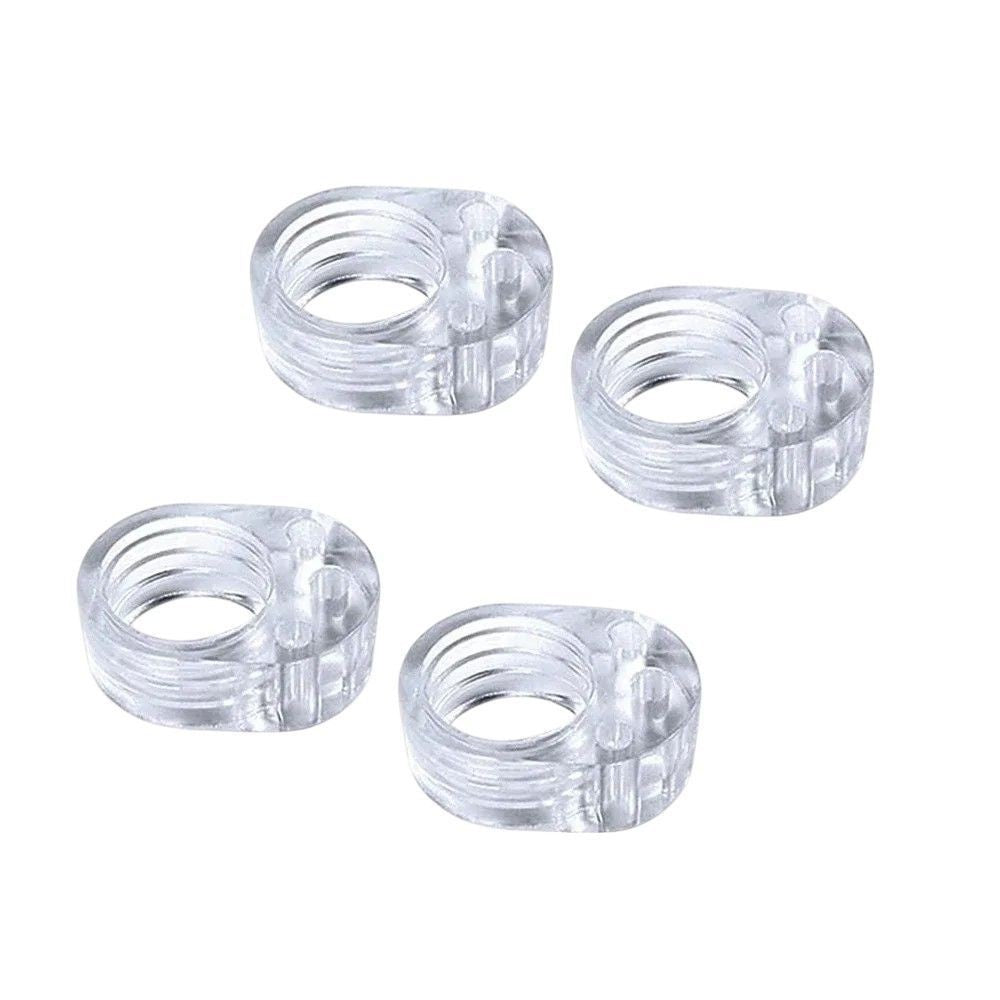 Türstopper Silikon transparent Wandpuffer Türgriff Schutz DE.