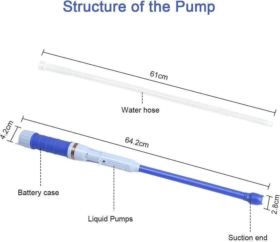 MCarparts Handpumpe Elektrisch Kanisterpumpe Wasserpumpe Benzinpumpe Umfüllpumpe