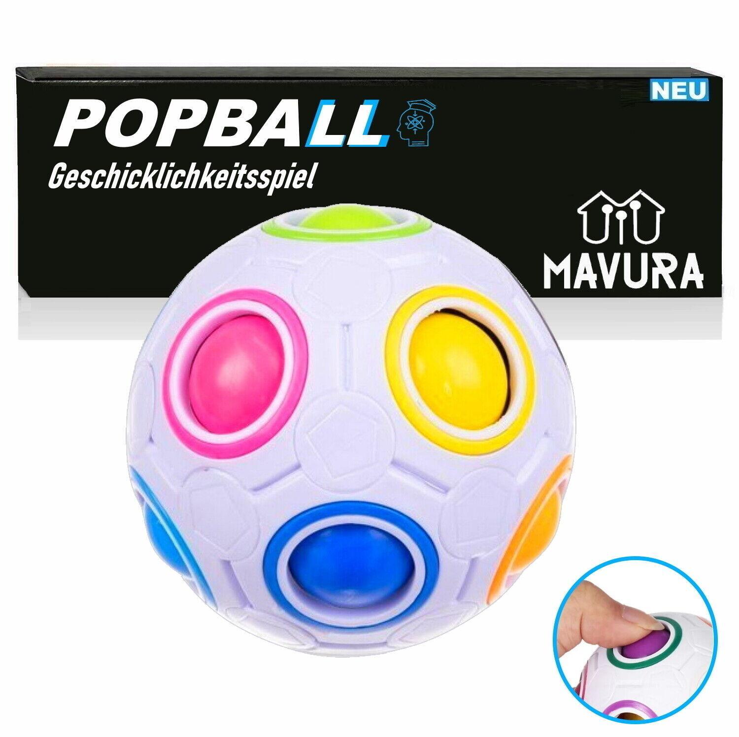 POPBALL Magic Regenbogenball Original Kinder Puzzle Stress Zauberwürfel Fidget