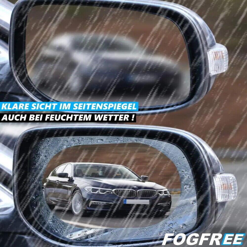 FOGFREE Spiegel Anti Beschlag Folie Anti Nebel Blendfreie Schutzfolie [2er]