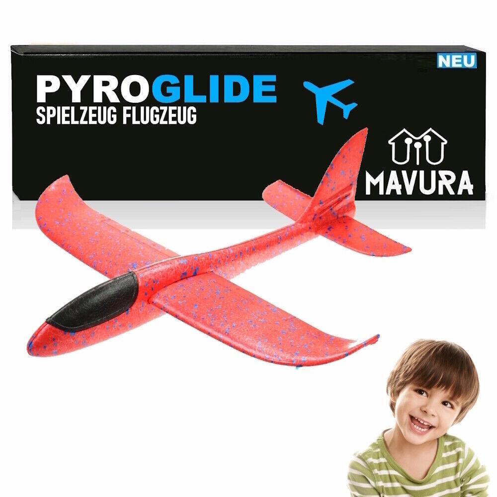 PYROGLIDE Styroporflieger Wurfgleiter Gleitflieger XXL Styropor Flieger Flugzeug