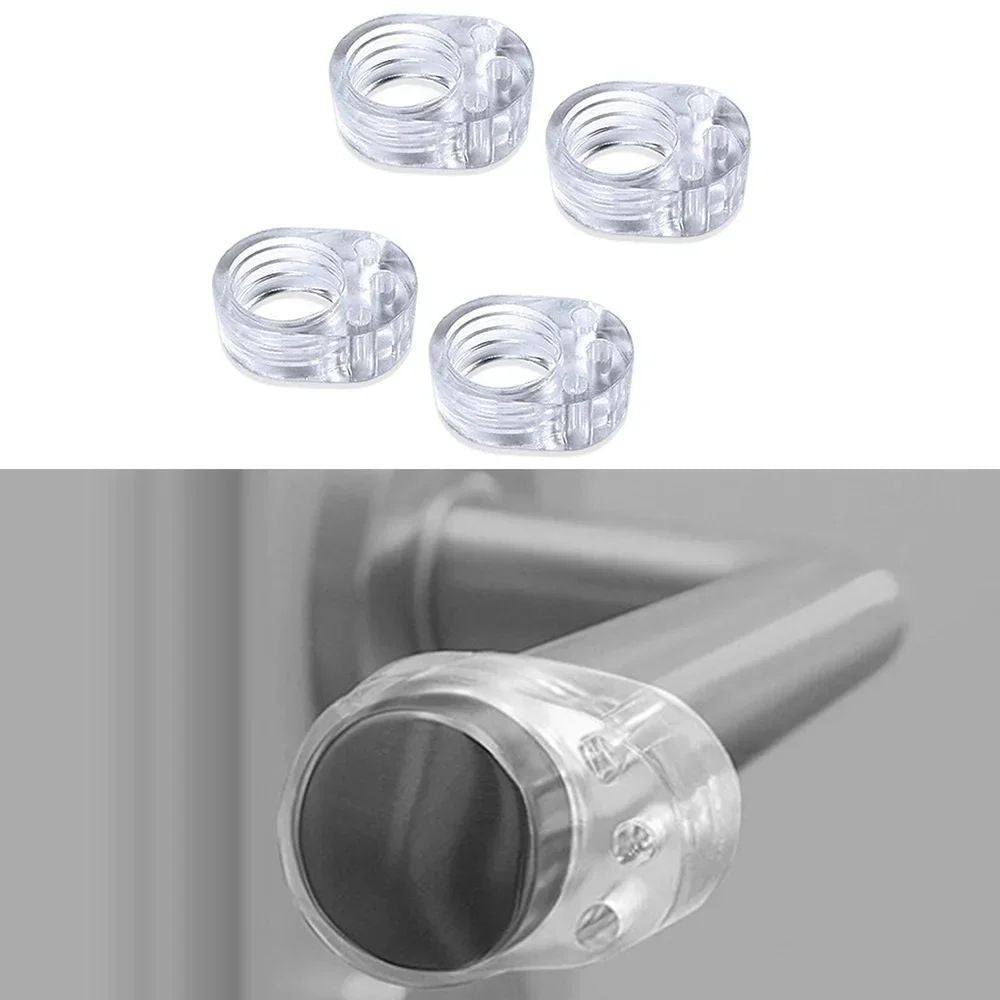 Türstopper Silikon transparent Wandpuffer Türgriff Schutz DE.