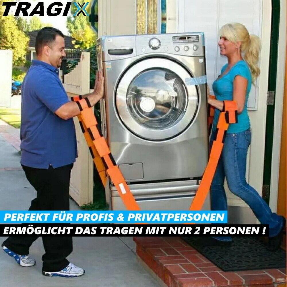 TRAGIX Hebegurt Tragehilfe Möbel Tragegurt Tragegeschirr Transportgurt Umzug
