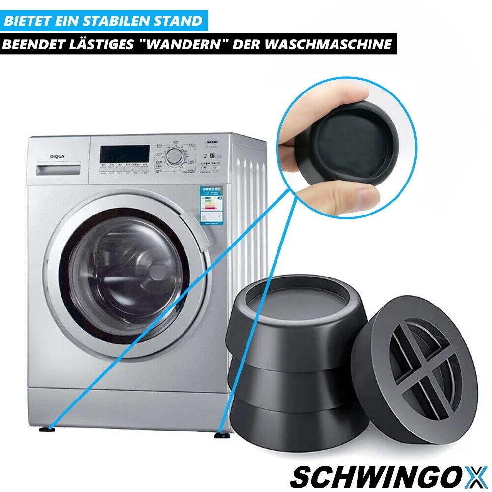 SCHWINGOX [4x] Schwingungsdämpfer Waschmaschine Vibrationsdämpfer Gummifüße