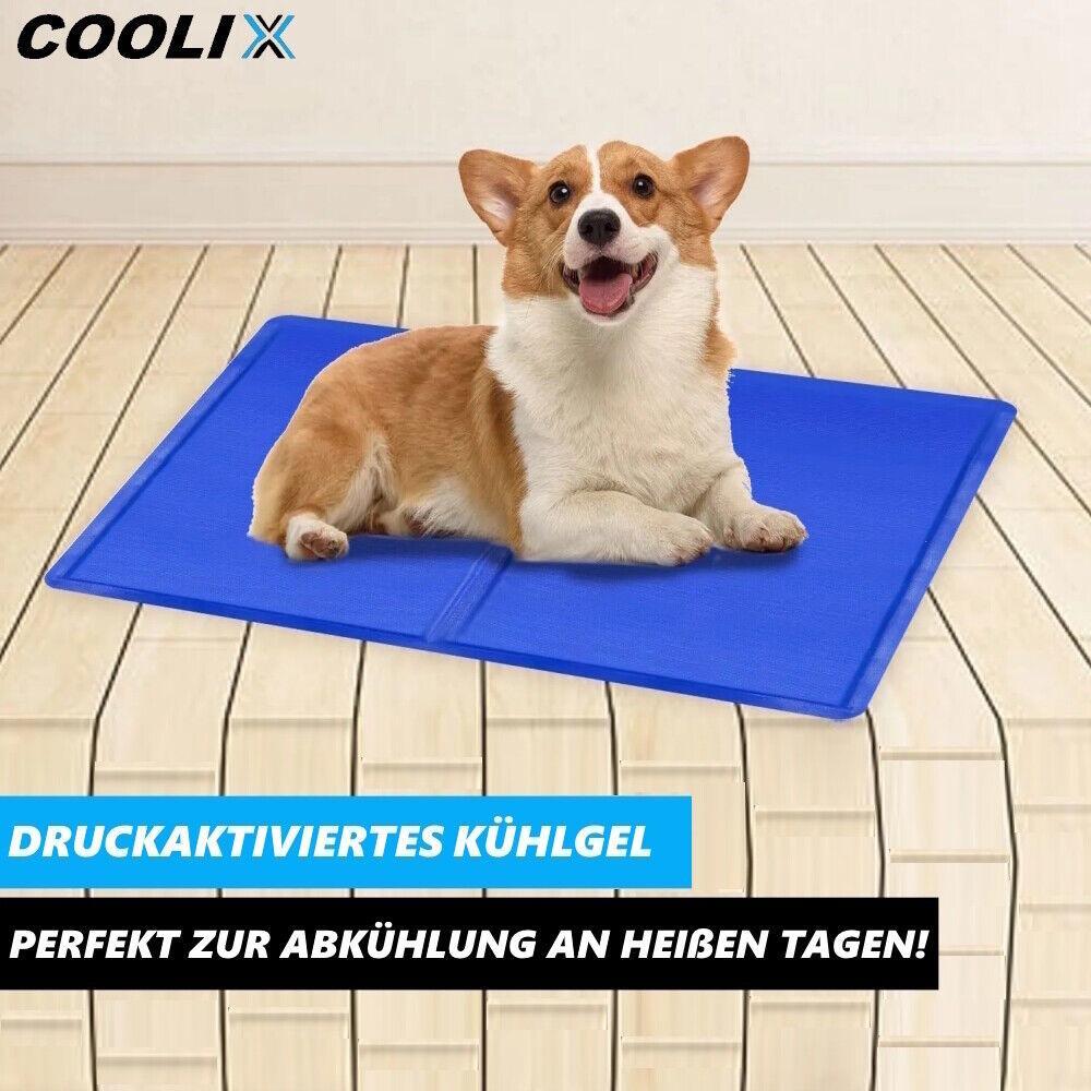 COOLIX Hunde Kühlmatte Kühlunterlage Kühldecke Kältematte Gelmatte selbstkühlend