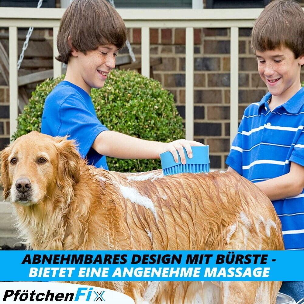 PFÖTCHENFIX Pfotenreiniger Hundepfotenreiniger Massagebürste Hund Katze Silikon