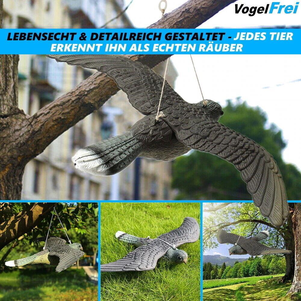 VogelFrei Vogelschreck Falke Vogelscheuche Taubenabwehr Vogelabwehr Raubvogel