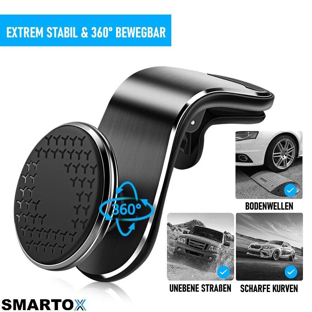 SMARTOX Magnetische KFZ Auto Handyhalterung Smartphonehalterung magnet 360°