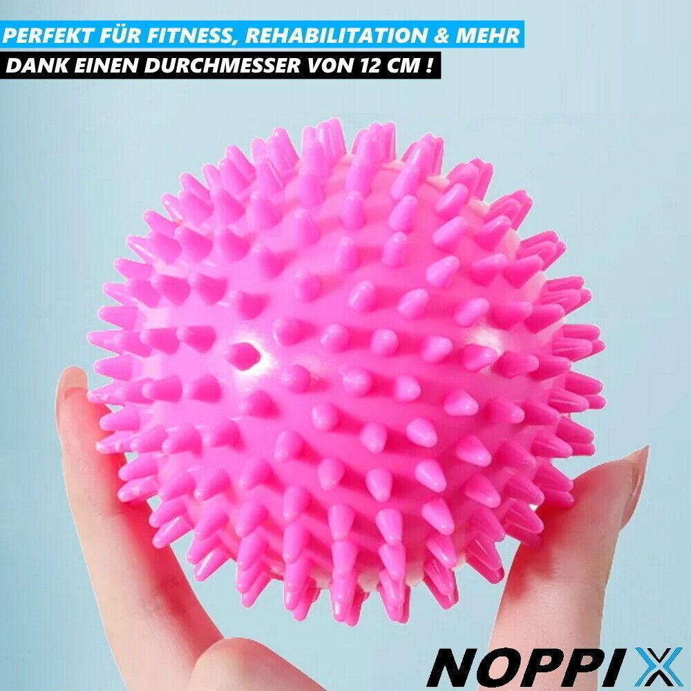 NOPPIX Massageball Igelball Massagebälle Noppenball Stachelkugel Massage [4Stk]