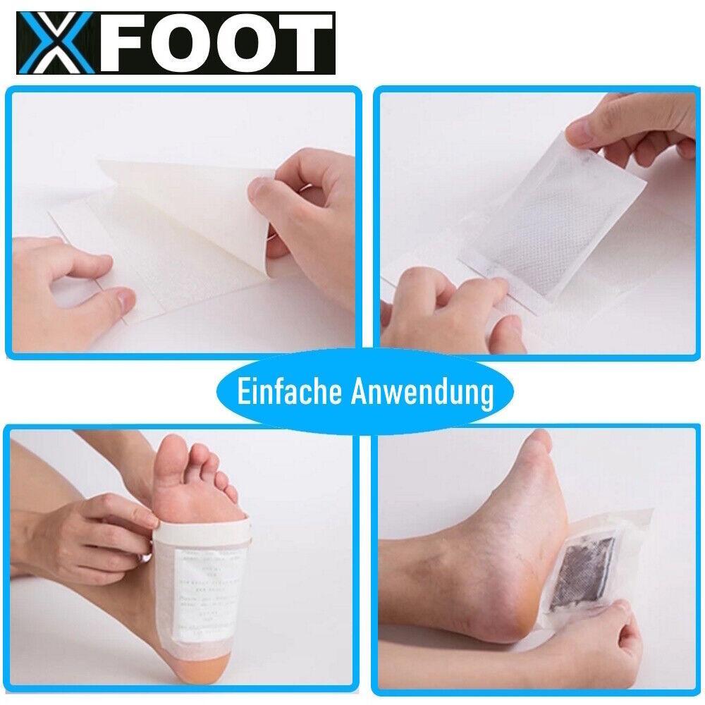 XFOOT Fußpflaster Fusspflaster Wellness Fußpflege Bambus Pflaster [20 Stk]