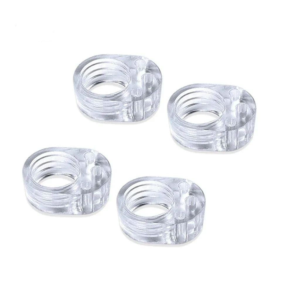 Türstopper Silikon transparent Wandpuffer Türgriff Schutz DE.