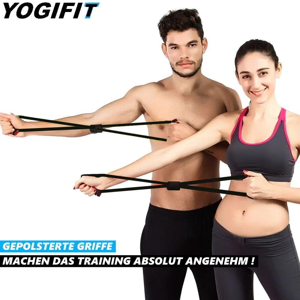 YOGIFIT Trainingsband Fitnessband Yoga Widerstand Expander Gymnastikband