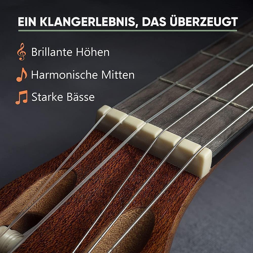 MAVURA Gitarrensaiten Set Nylon Klassisch f. Konzertgitarre Akustikgitarre [6er]