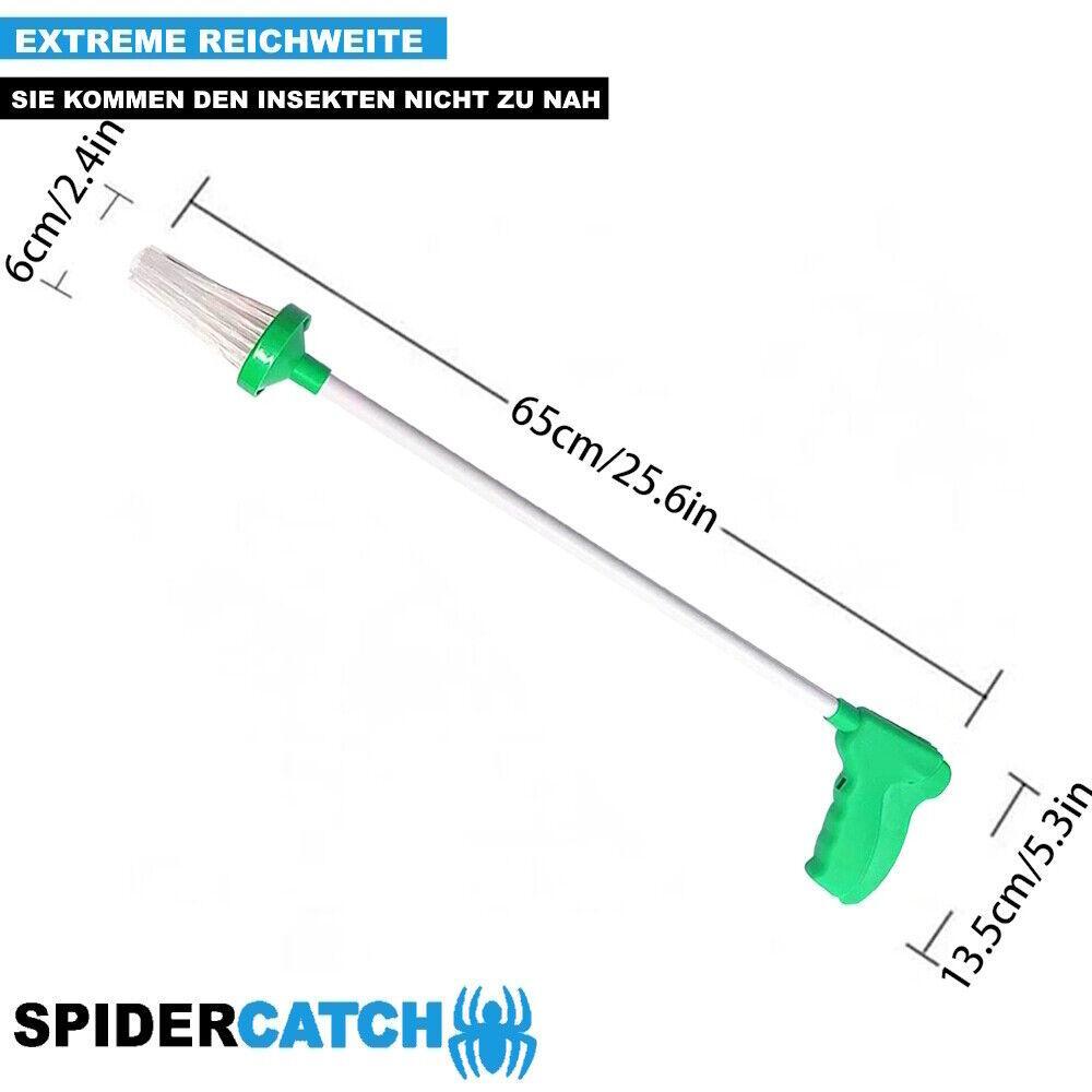 SPIDERCATCH Spinnenfänger Spinnengreifer Insektenfänger Greifzange extra lang
