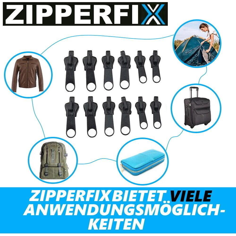 ZIPPERFIX Reißverschluss Reparatur Set Reißverschluss Reparatur Zipper A Fix 2er