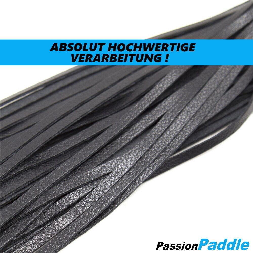 PassionPaddle Flogger Erotik SM Leder Peitsche Wildleder Sexspielzeug Cosplay