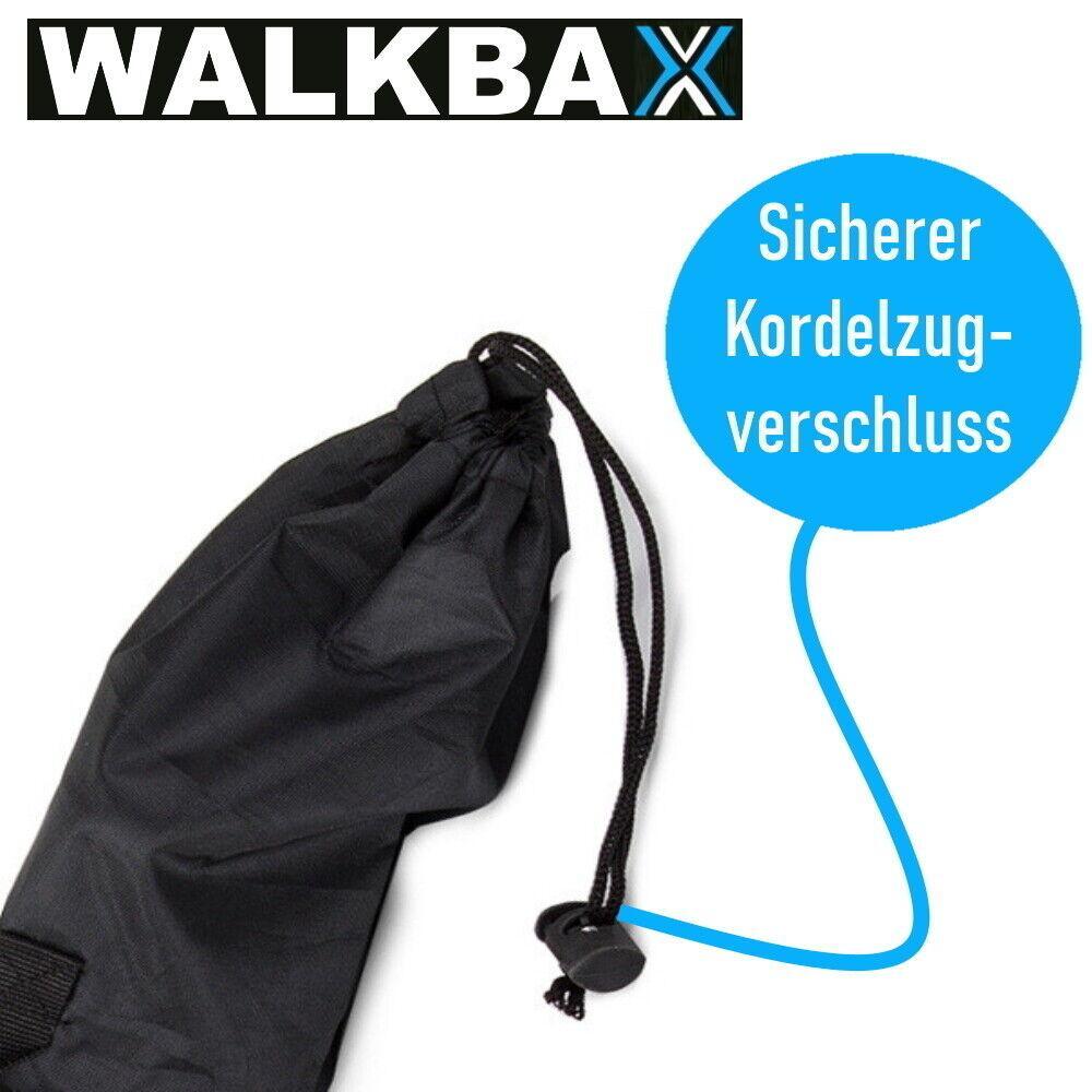 WALKBAX Faltbare Stocktasche Wanderstöcke Nordic Walking Stöcke Tasche Beutel