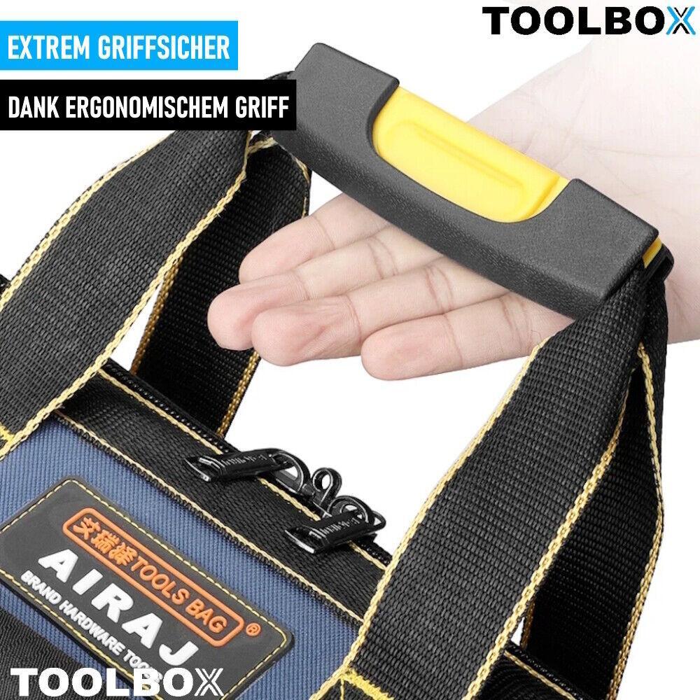 TOOLBOX Werkzeugtasche Arbeitstasche Handwerkertasche Montagetasche Werkzeugbox