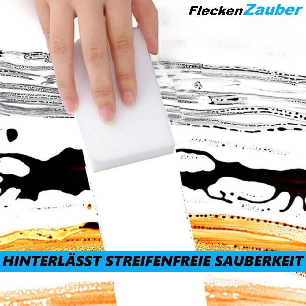 FleckenZauber Schmutzradierer Radierschwamm Wunderschwamm Reinigungsschwamm 10er