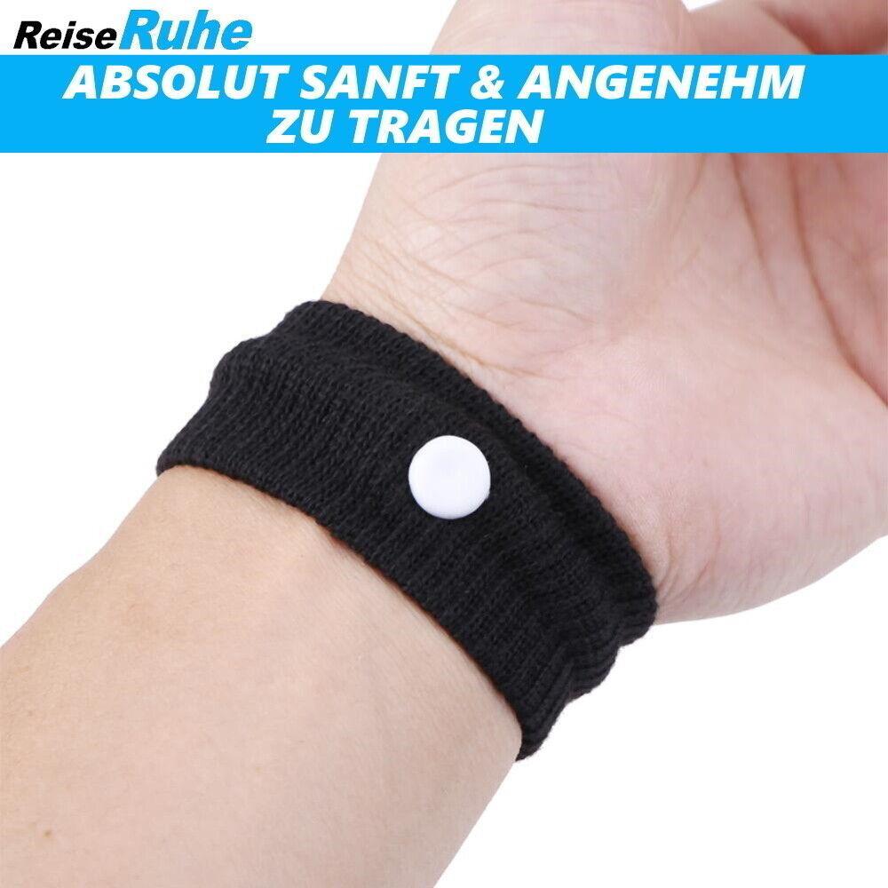 ReiseRuhe Akupressur Armband Übelkeit Unwohlsein Armbänder Band Sea Wohlfühl 4er