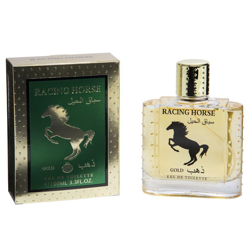 RT RACING HORSE GOLD Parfüm Herren süßer orientalischer Duft 100ml Duftzwilling