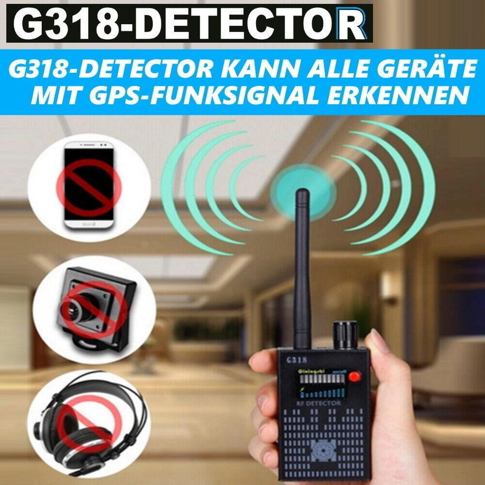 G318-DETECTOR Super Tracker GPS Wanzen Detektor Wanzenfinder Handy Cam Wifi Funk