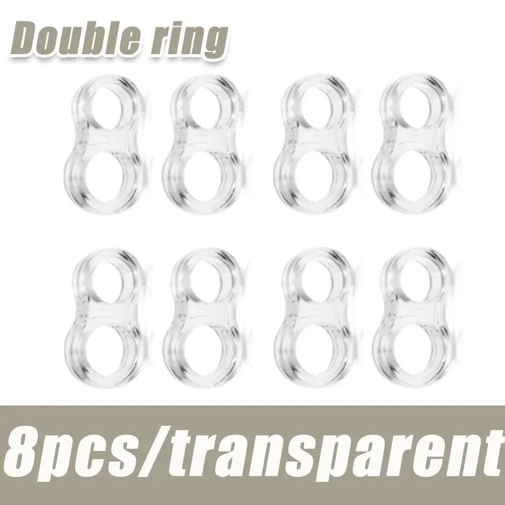 Türstopper Silikon transparent Wandpuffer Türgriff Schutz DE.