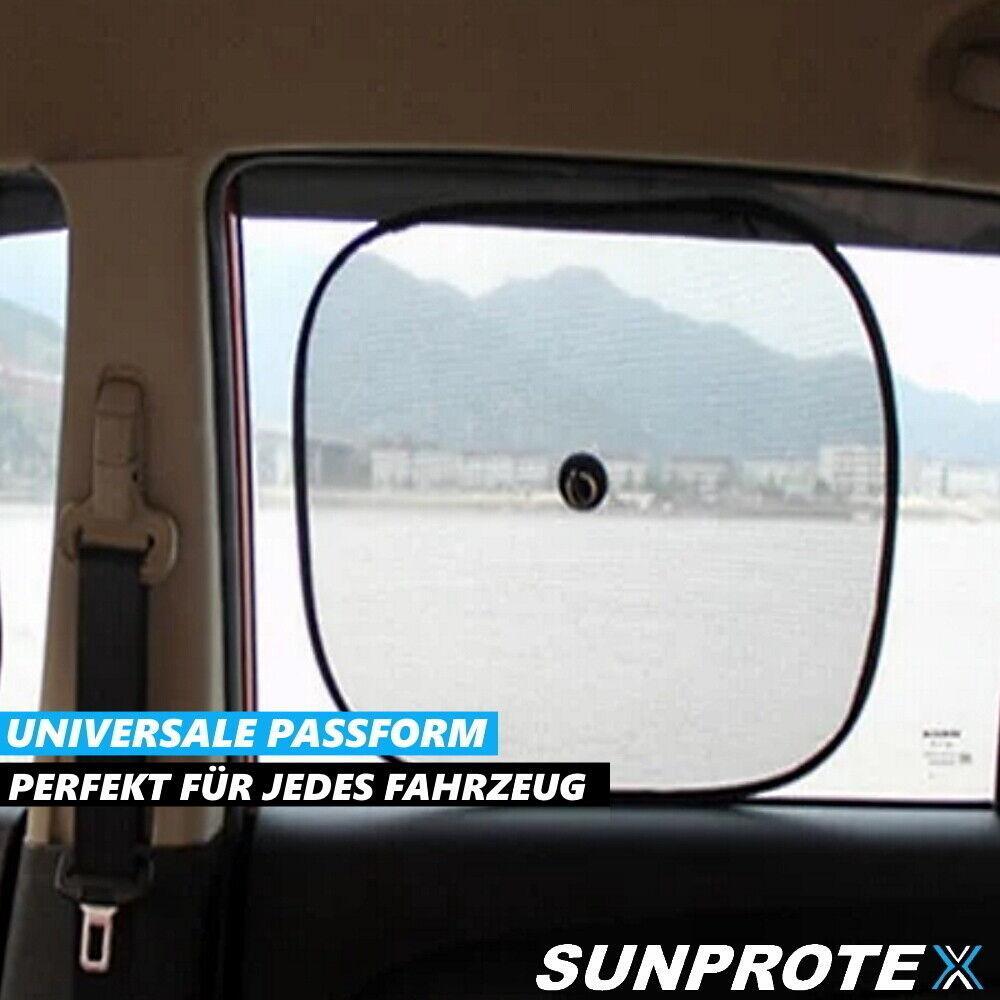 SUNPROTEX 2 x Sonnenschutz Sonnenblende Universal Seitenscheiben Baby UV Schutz