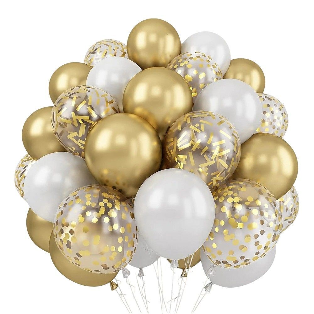 30er-Set bunte Glitzerballons Party Deko Geburtstag Feier DE.