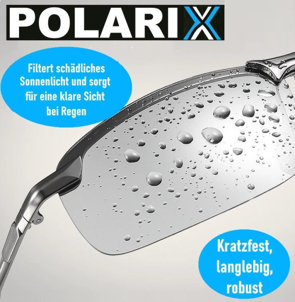 POLARIX Polarisierte Sonnenbrille Fahren Brillen Angeln UV400 photochrome Herren