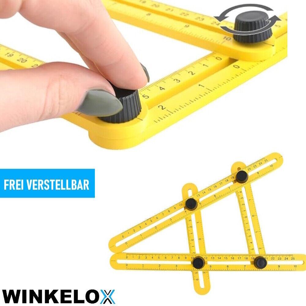 WINKELOX Winkelschablone Winkelmesser Winkelschmiege Winkelmessgerät