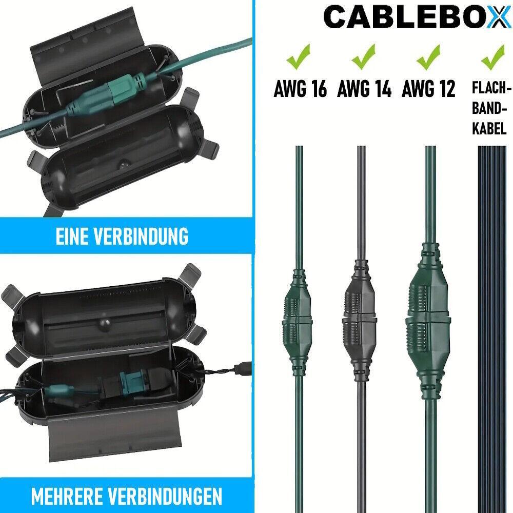 CABLEBOX Sicherheitsbox Schutzbox Kabel Schutzkapsel Kabelbox Safebox IP44
