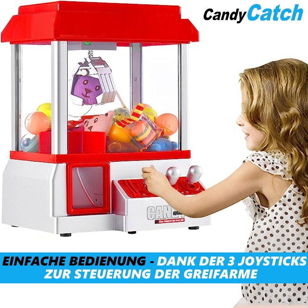 CANDYCATCH Süßigkeiten Greifautomat Candy Grabber Mini Süßigkeitenautomat ab 3J.