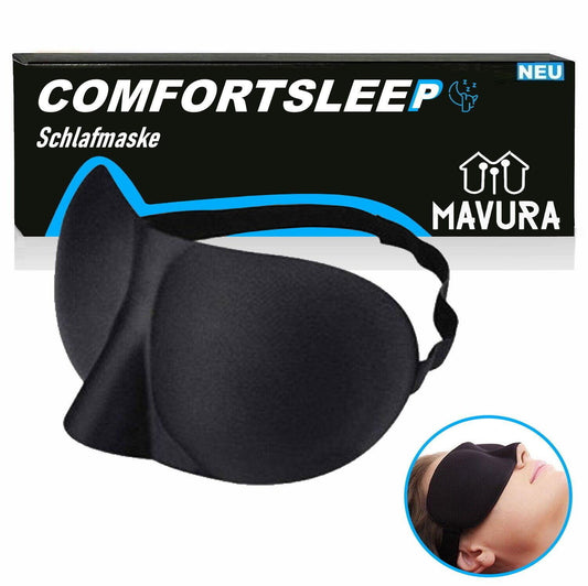 COMFORTSLEEP Augenmaske 3D Premium Schlafmaske Schlafbrille Augenbinde